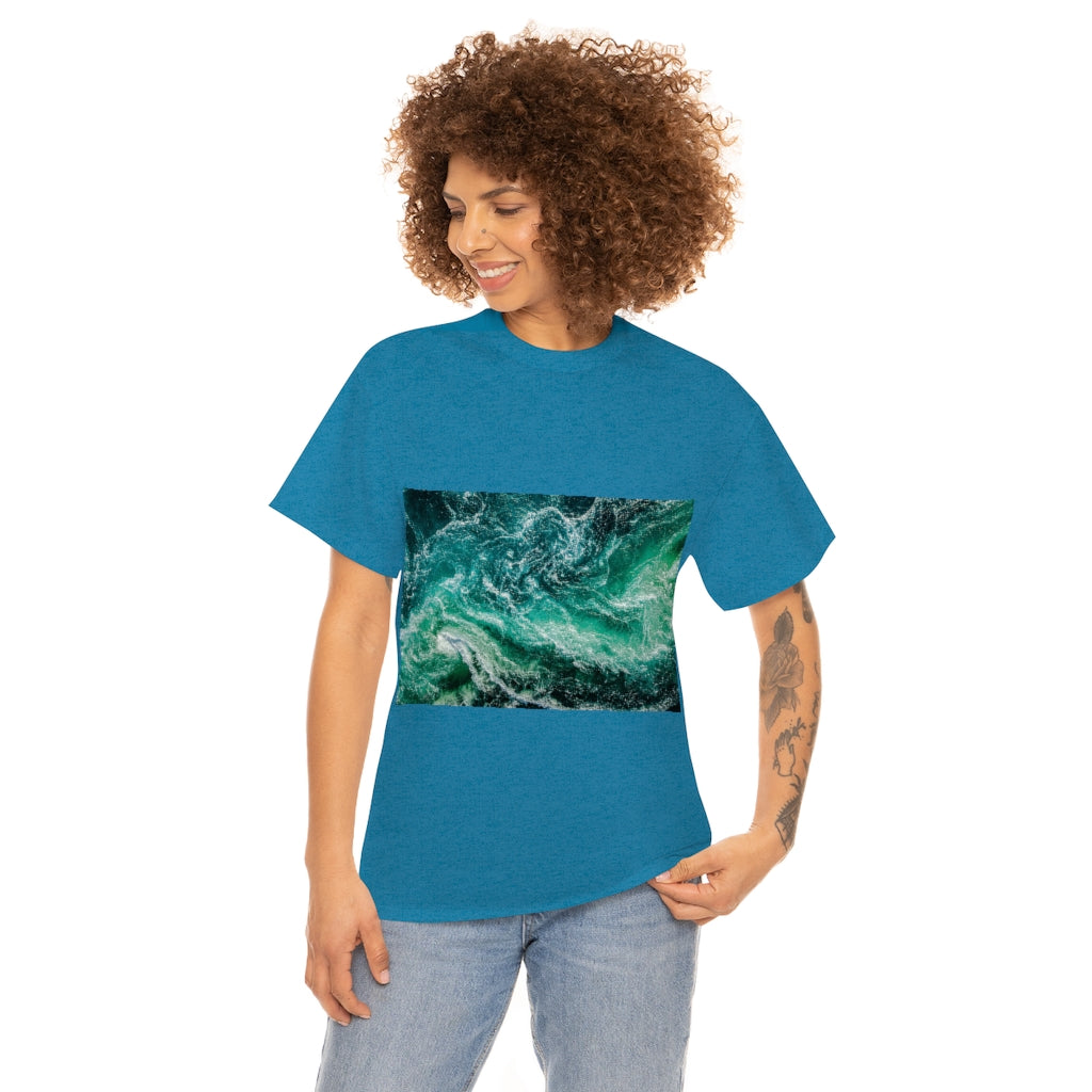 Waves Of Water Unisex Heavy Cotton Tee