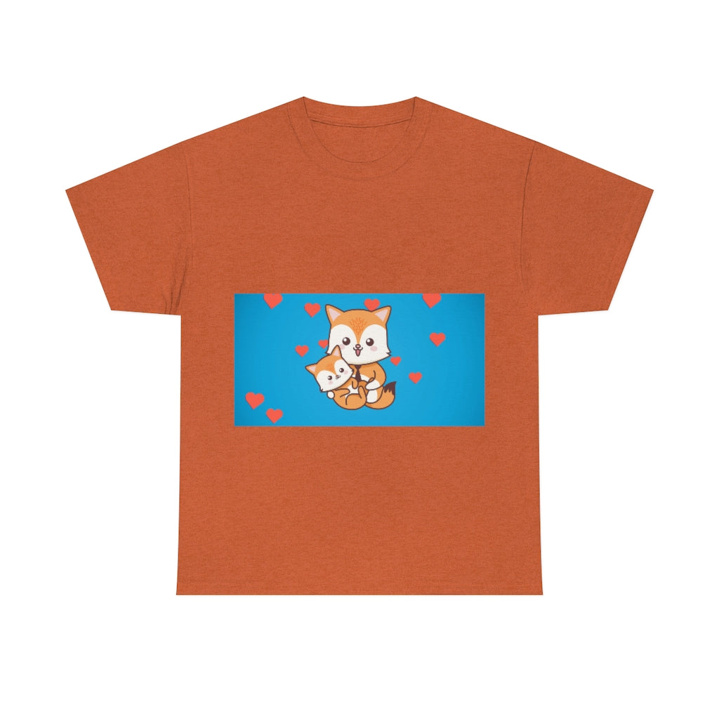 Fox Family Unisex Heavy Cotton Tee