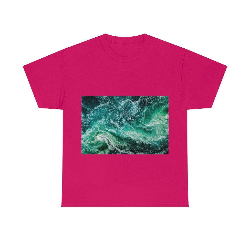 Waves Of Water Unisex Heavy Cotton Tee