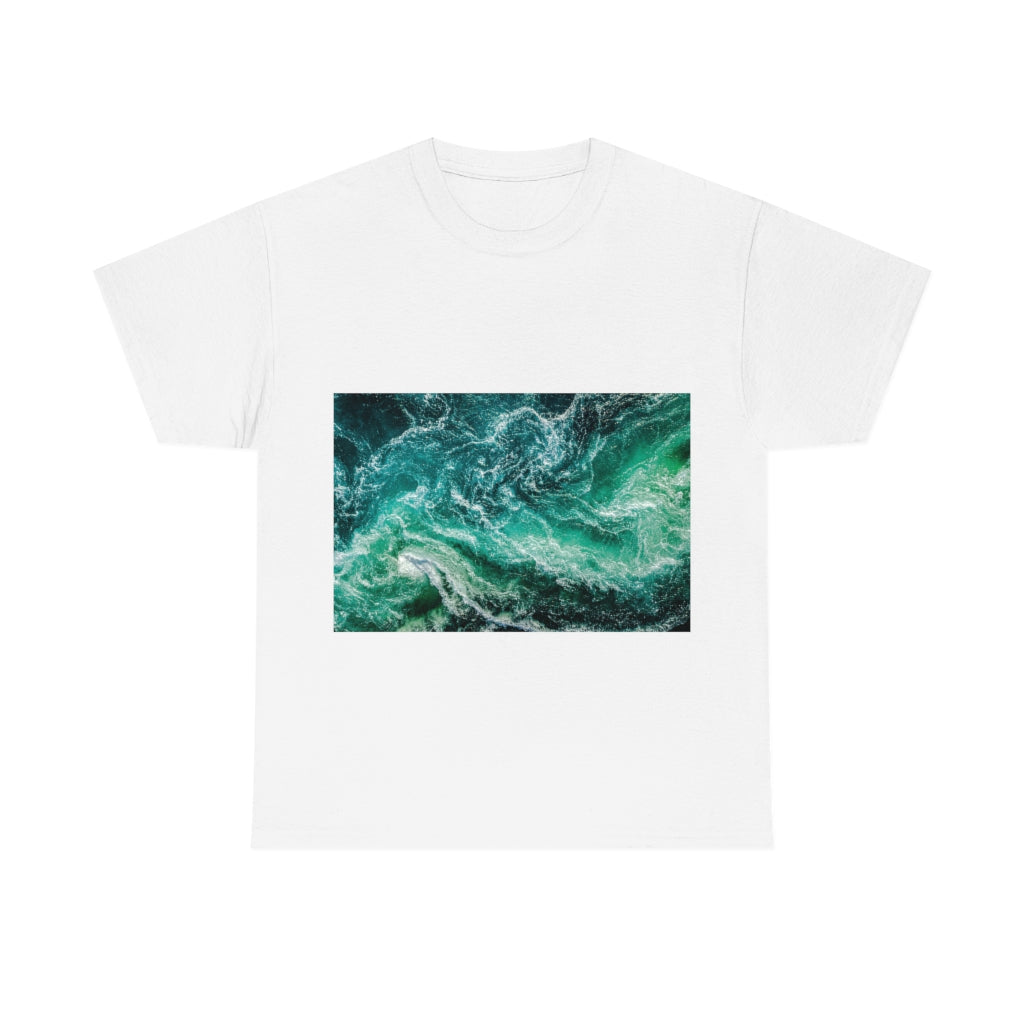 Waves Of Water Unisex Heavy Cotton Tee