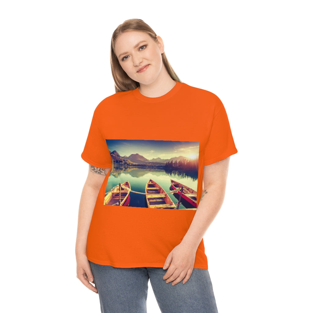 Mountain Lake Unisex Heavy Cotton Tee