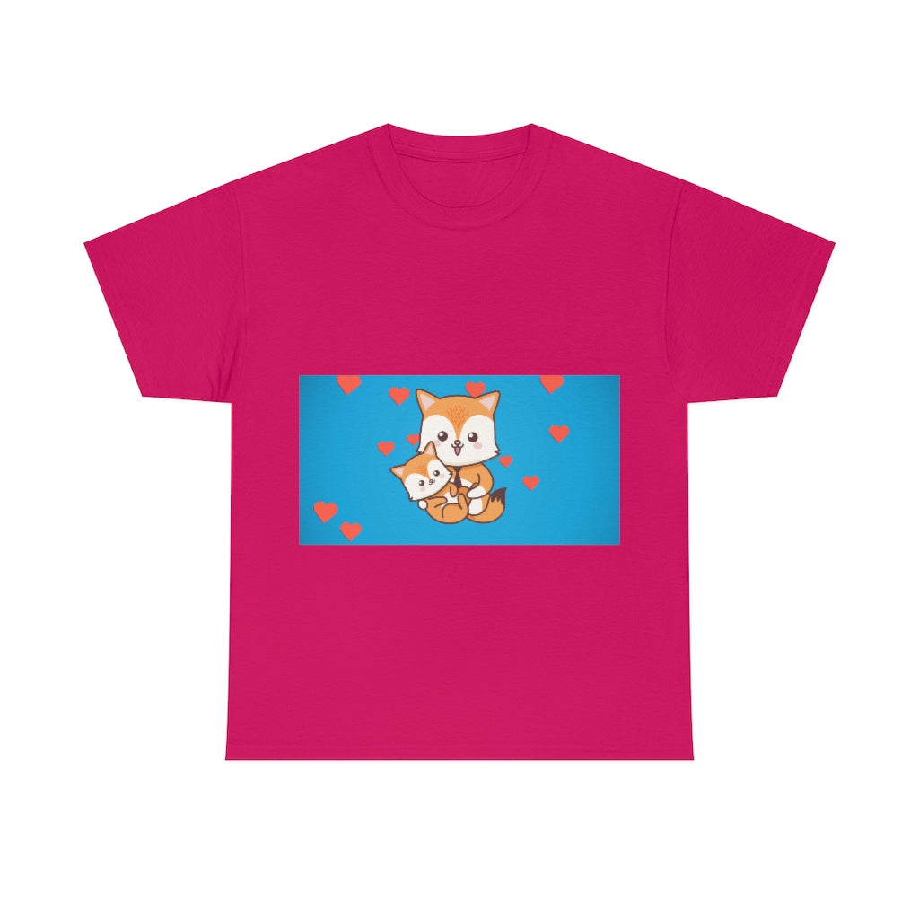 Fox Family Unisex Heavy Cotton Tee