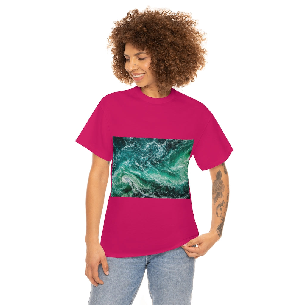 Waves Of Water Unisex Heavy Cotton Tee