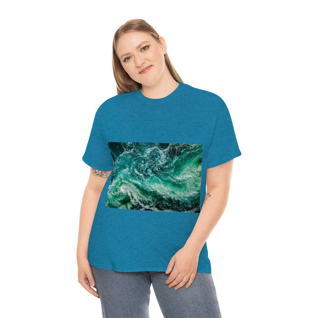 Waves Of Water Unisex Heavy Cotton Tee