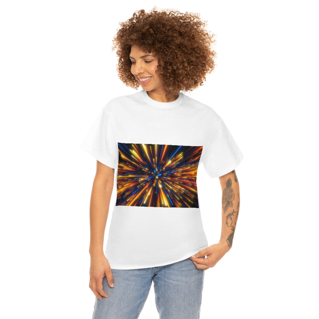 Abstract Space Unisex Heavy Cotton Tee