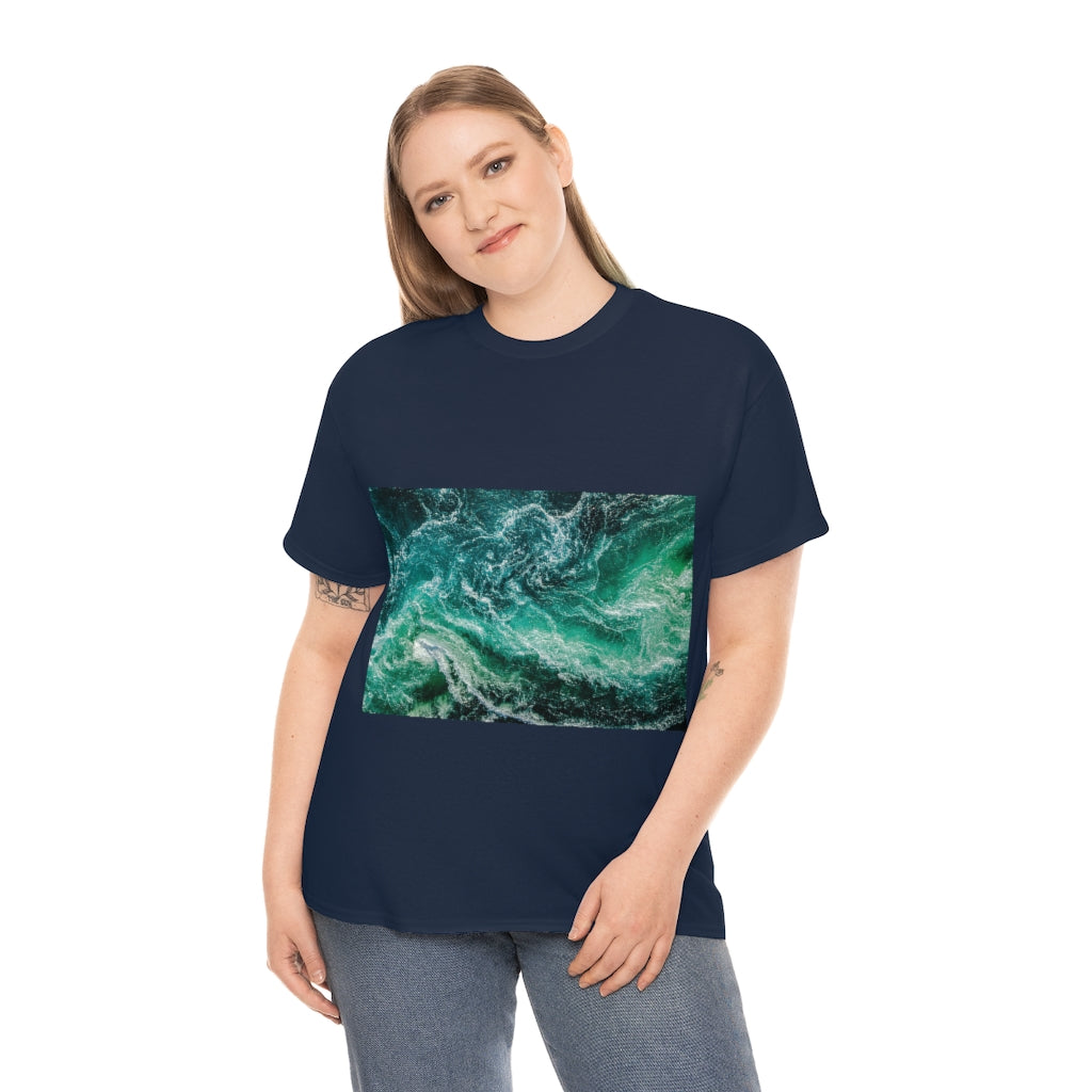 Waves Of Water Unisex Heavy Cotton Tee