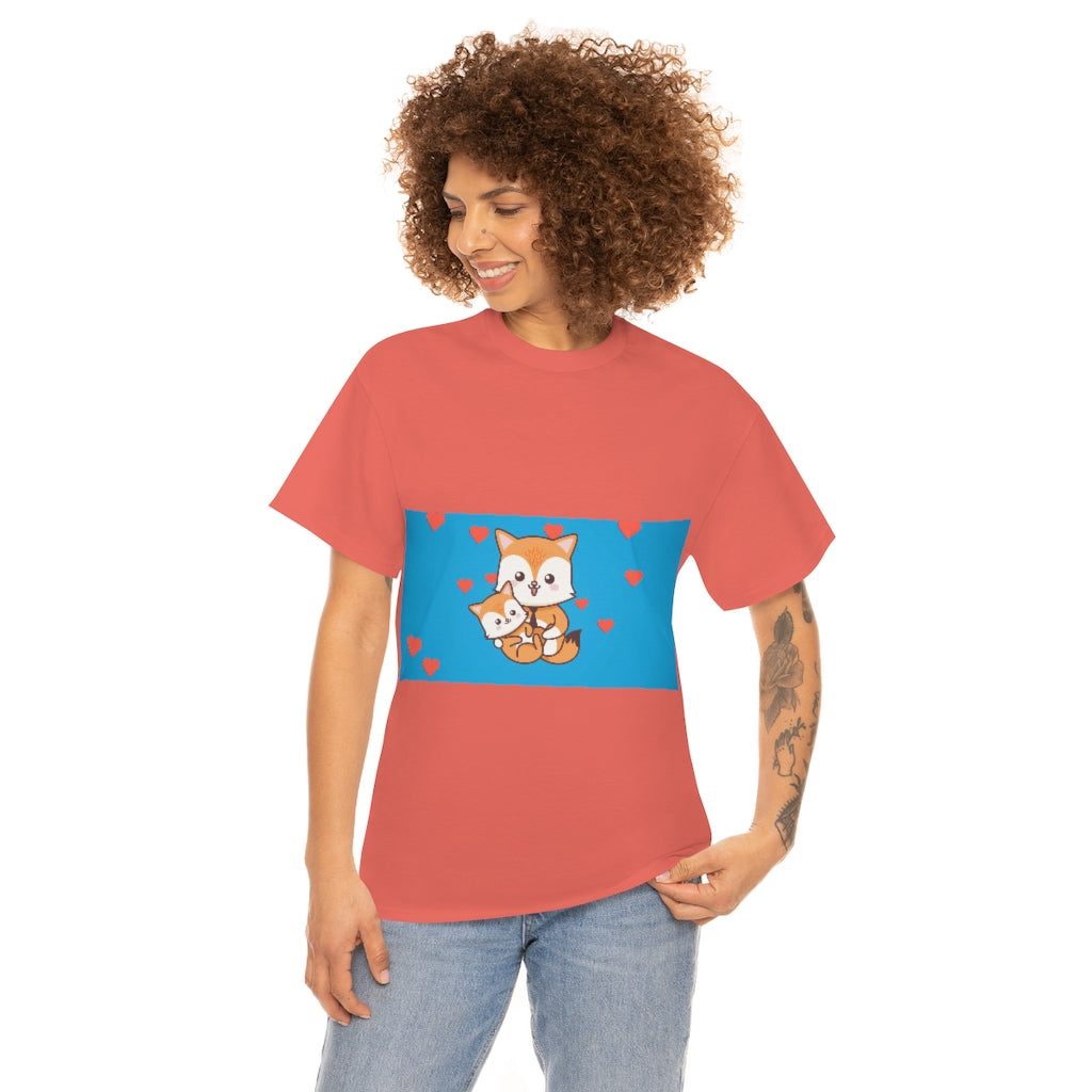 Fox Family Unisex Heavy Cotton Tee