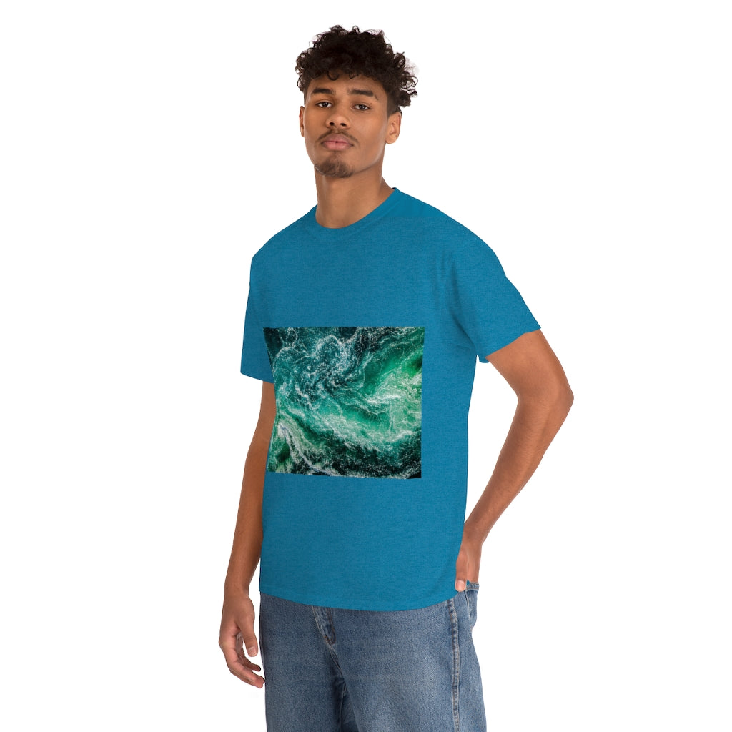 Waves Of Water Unisex Heavy Cotton Tee