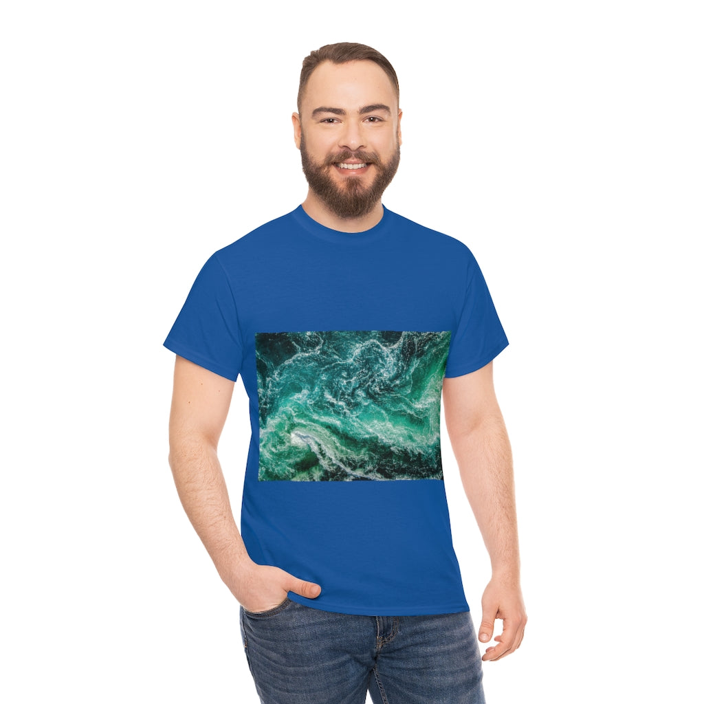 Waves Of Water Unisex Heavy Cotton Tee