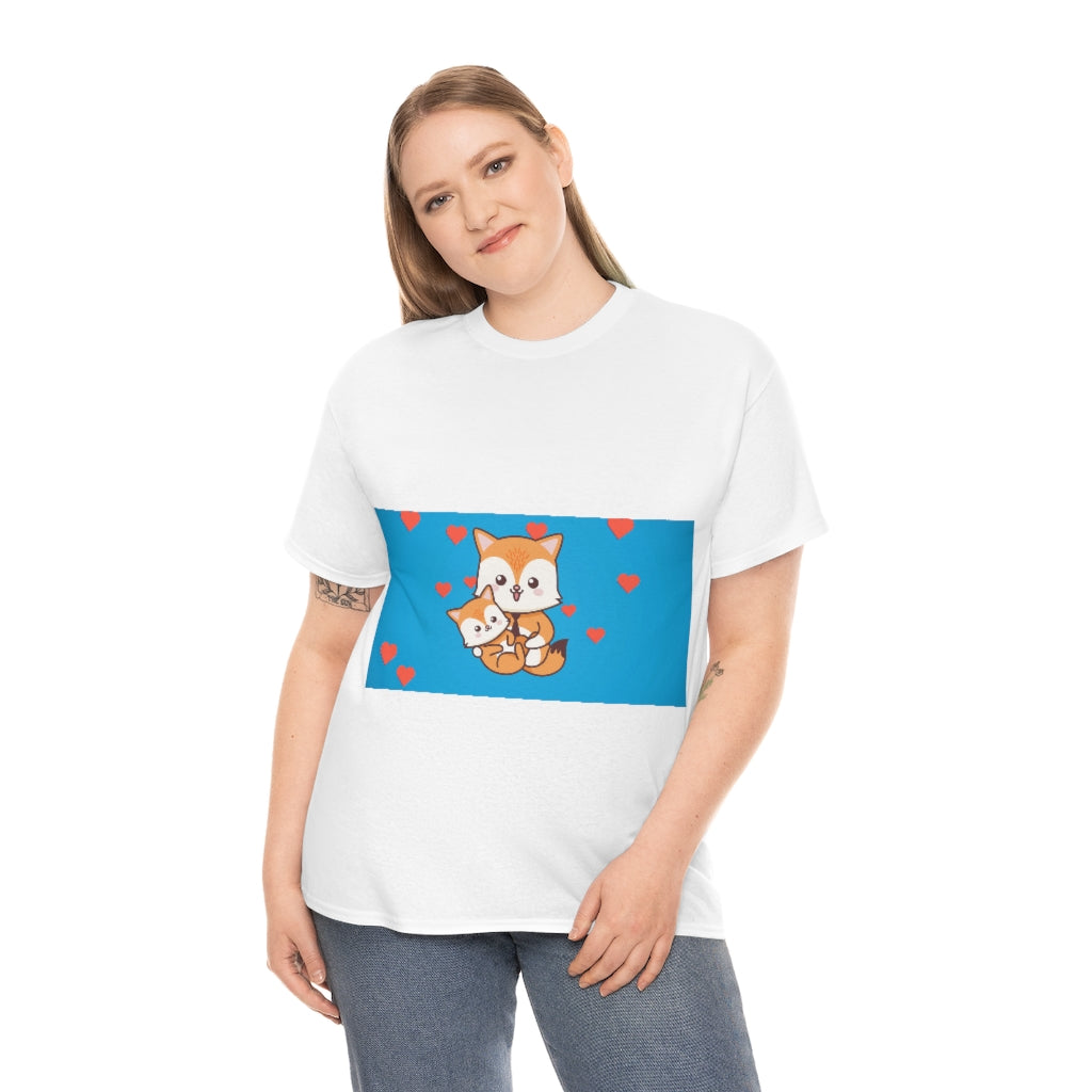 Fox Family Unisex Heavy Cotton Tee