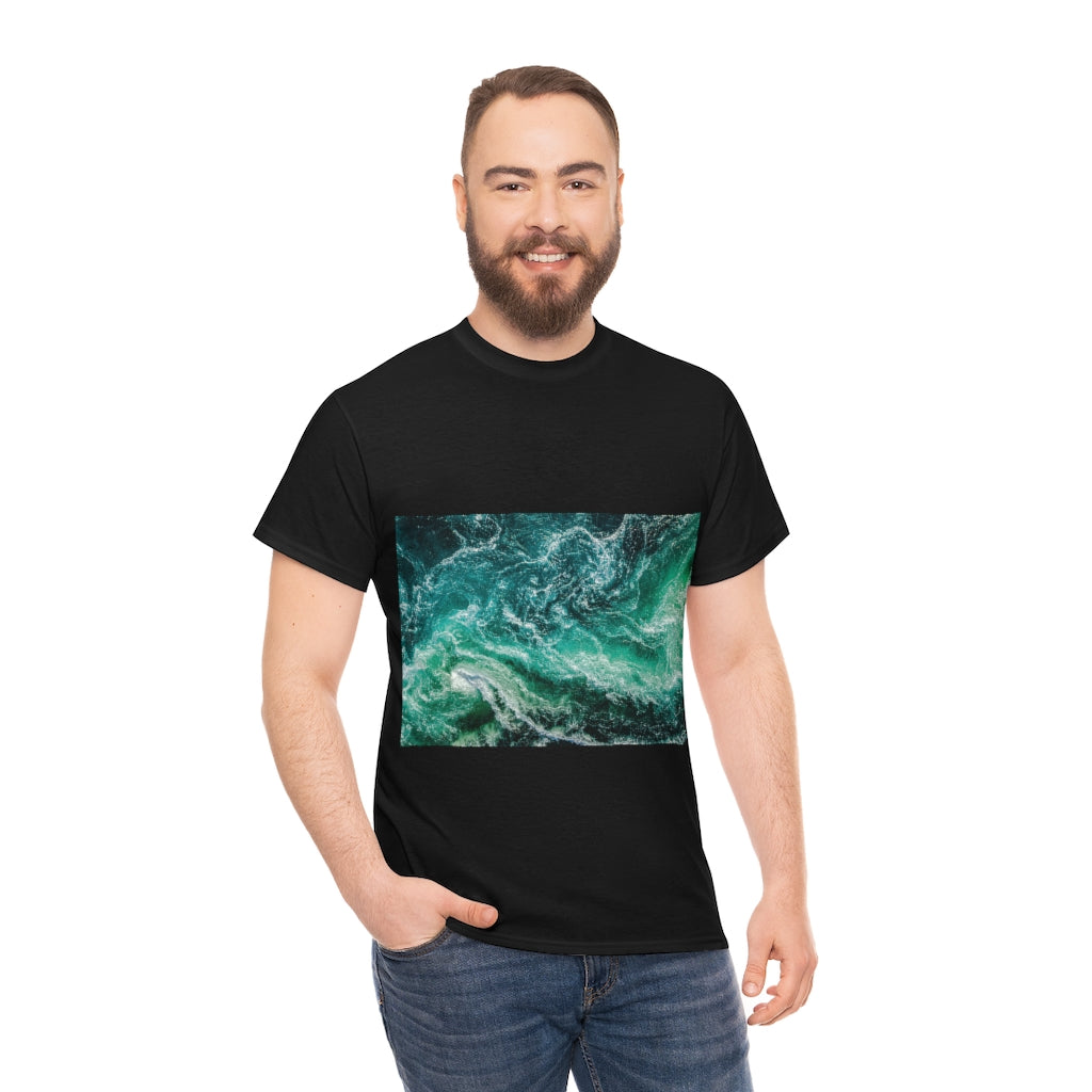 Waves Of Water Unisex Heavy Cotton Tee