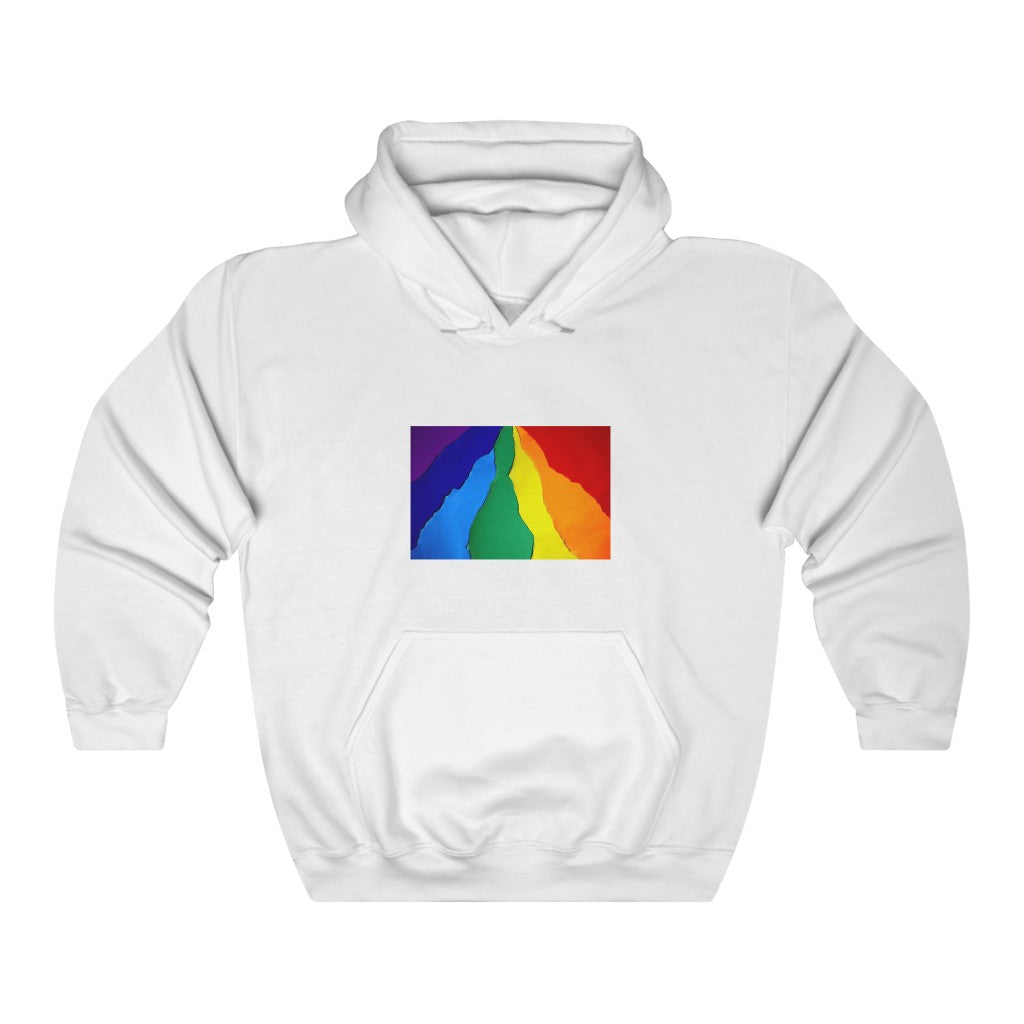 Rainbow Paper unisex hoodie