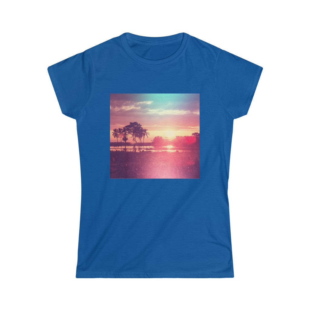 Summer Sunset Women's Softstyle Tee