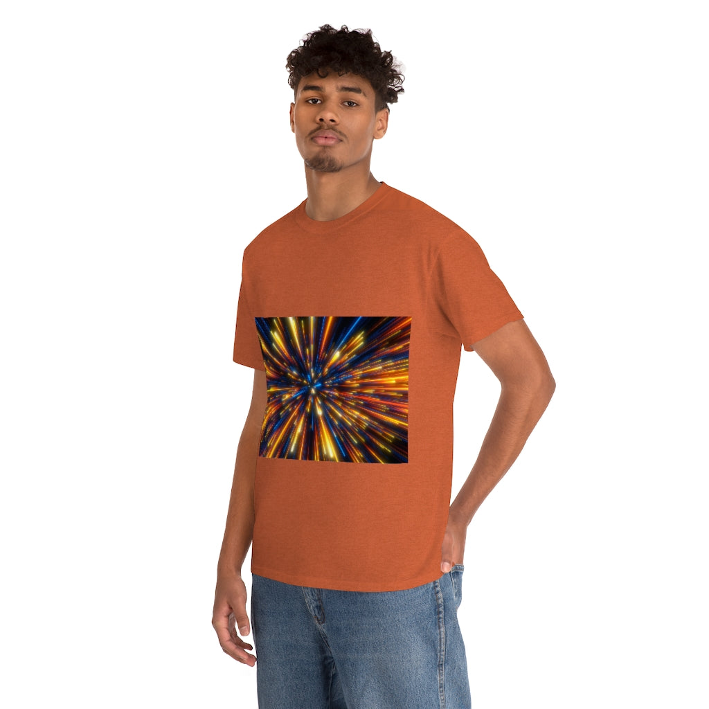 Abstract Space Unisex Heavy Cotton Tee