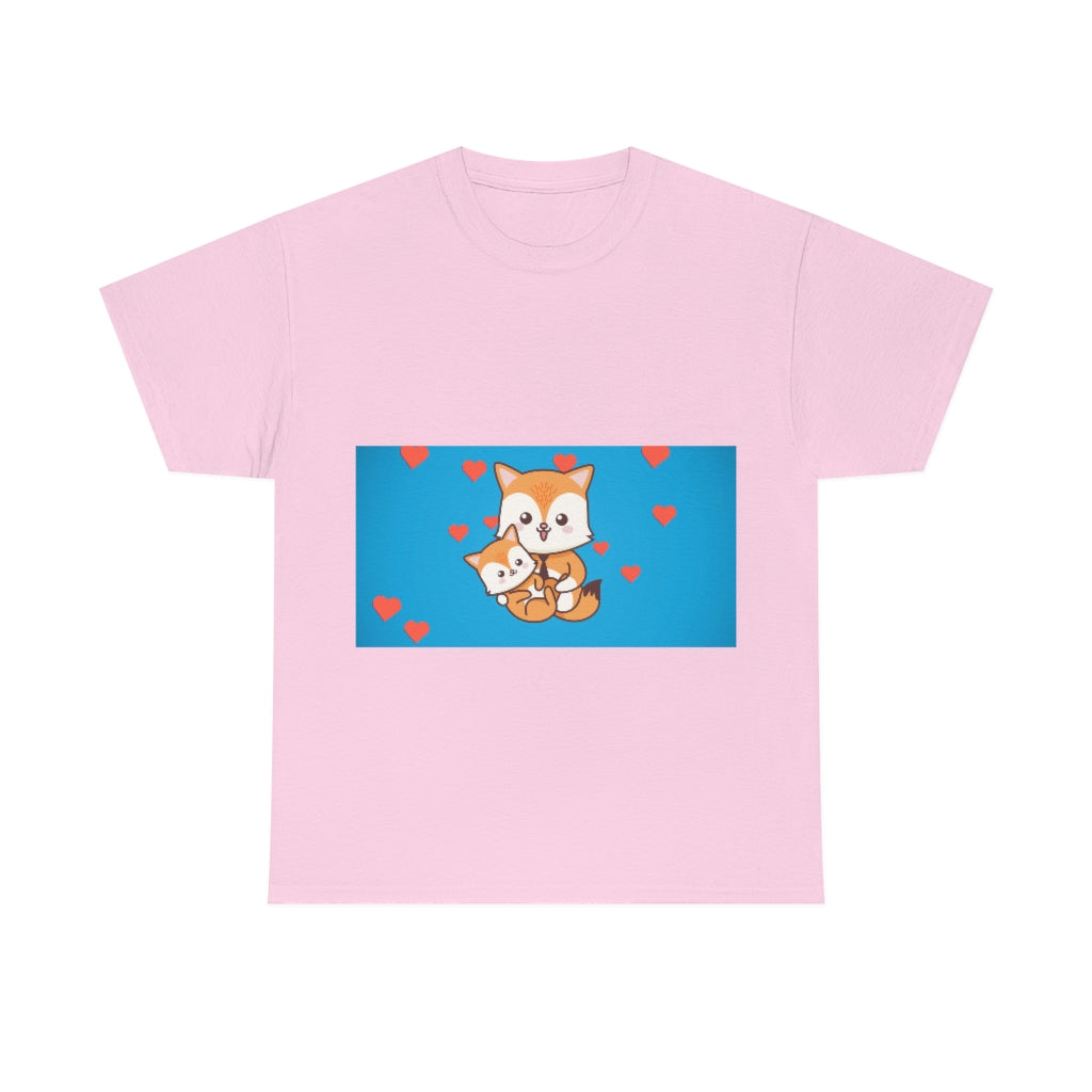 Fox Family Unisex Heavy Cotton Tee