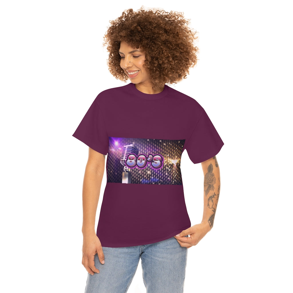 80s Music Unisex Heavy Cotton Tee