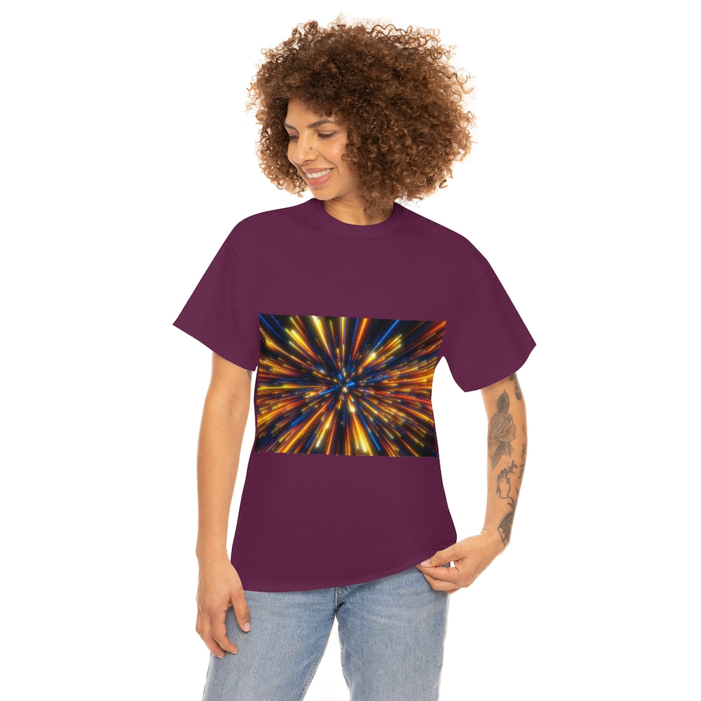 Abstract Space Unisex Heavy Cotton Tee