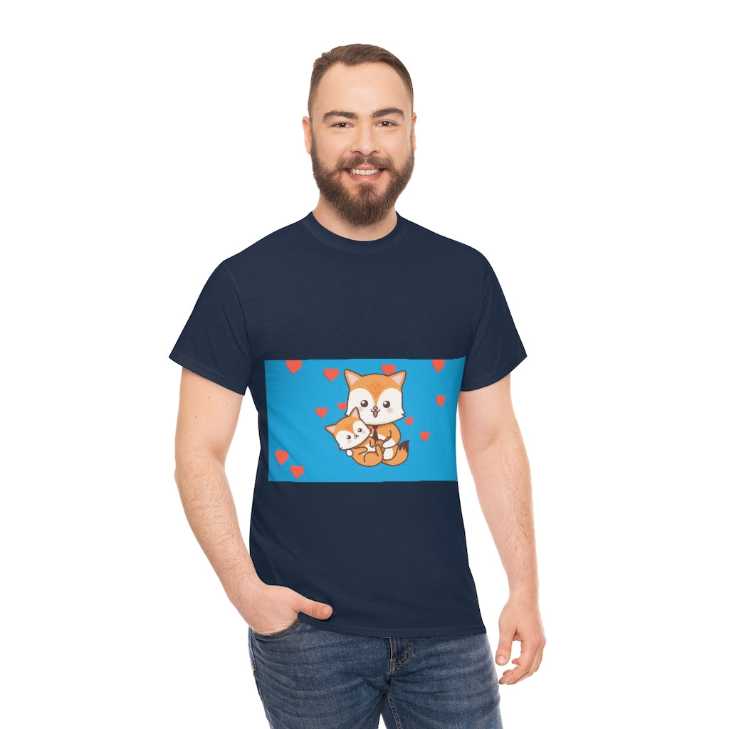 Fox Family Unisex Heavy Cotton Tee