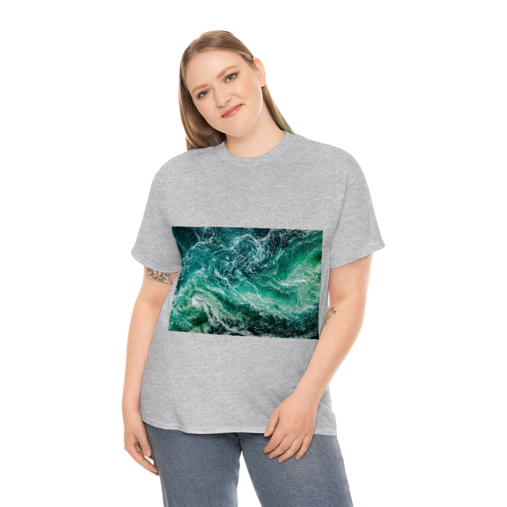 Waves Of Water Unisex Heavy Cotton Tee