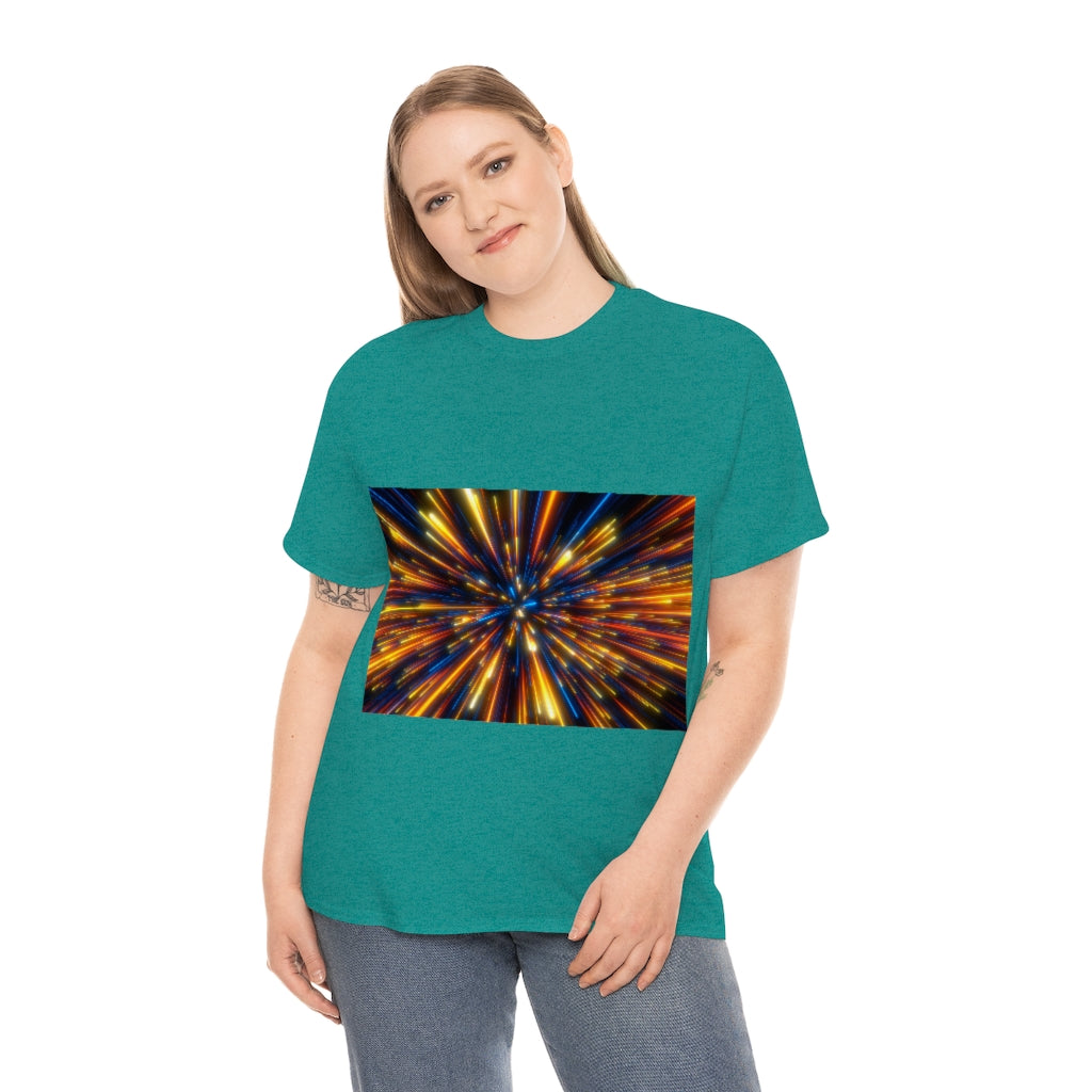 Abstract Space Unisex Heavy Cotton Tee