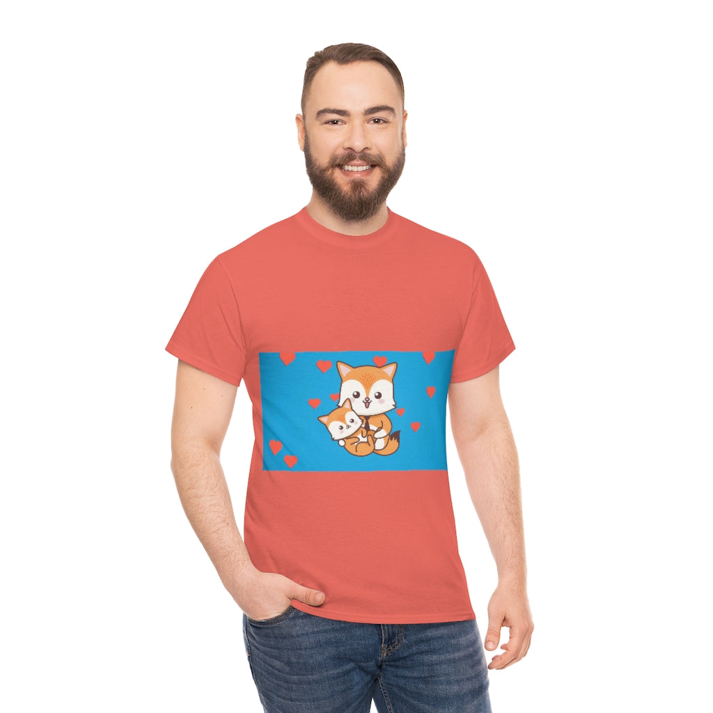 Fox Family Unisex Heavy Cotton Tee