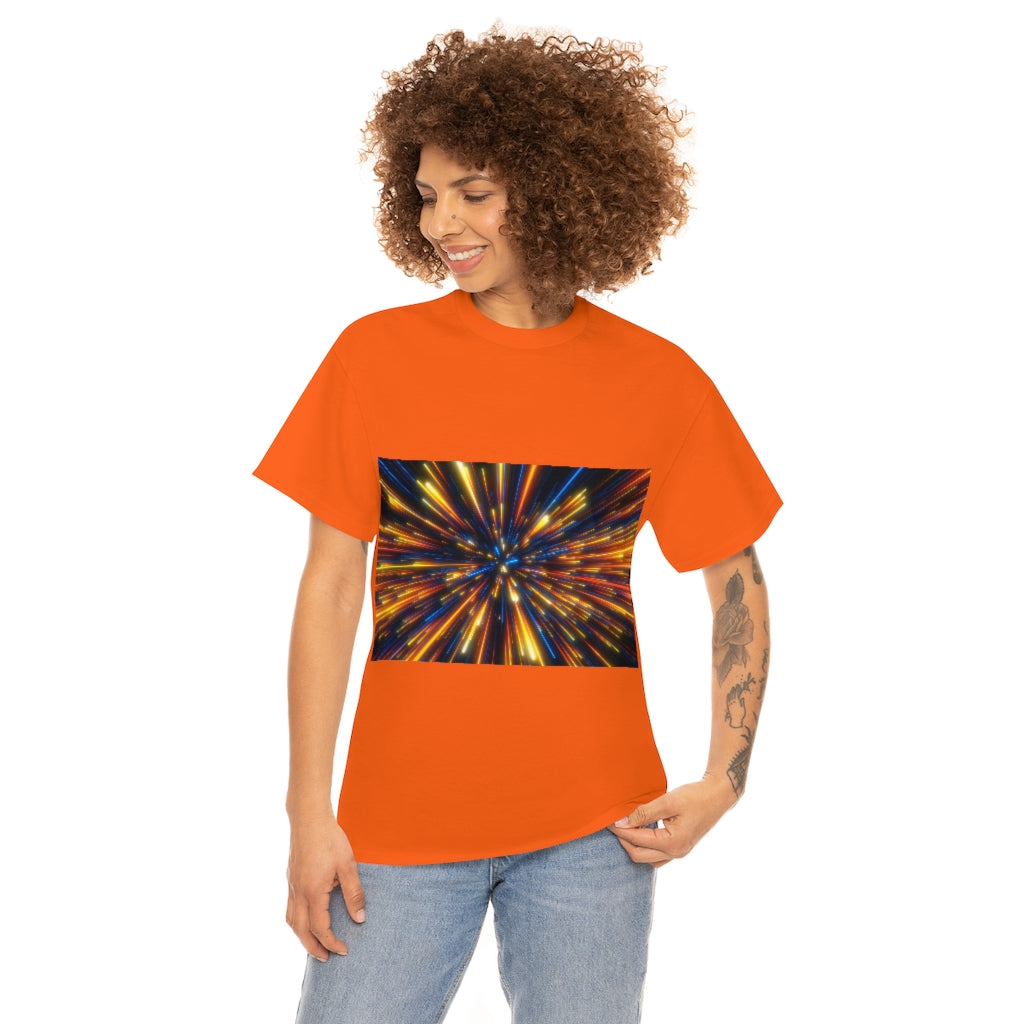 Abstract Space Unisex Heavy Cotton Tee