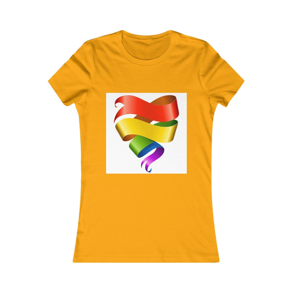 Rainbow Ribbon Women's Favorite Tee