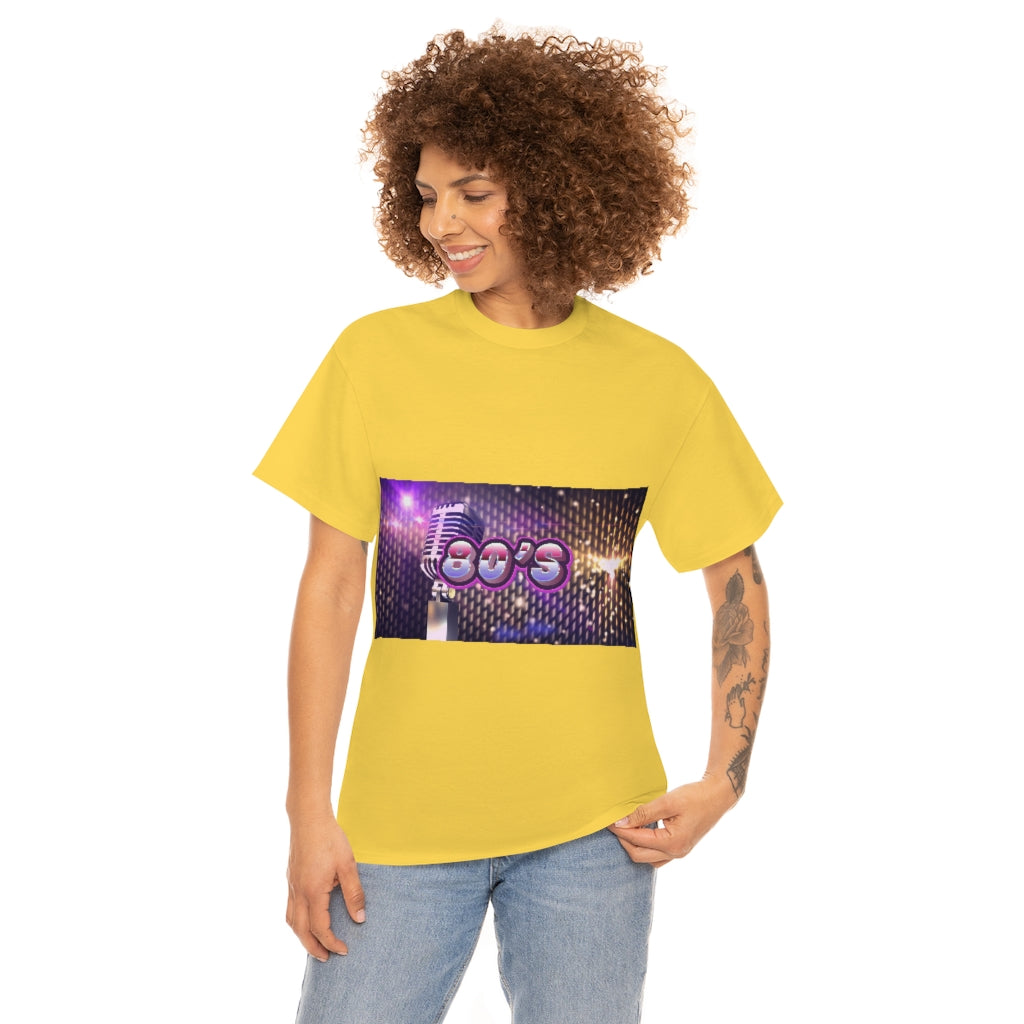 80s Music Unisex Heavy Cotton Tee