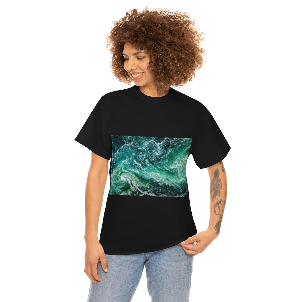 Waves Of Water Unisex Heavy Cotton Tee