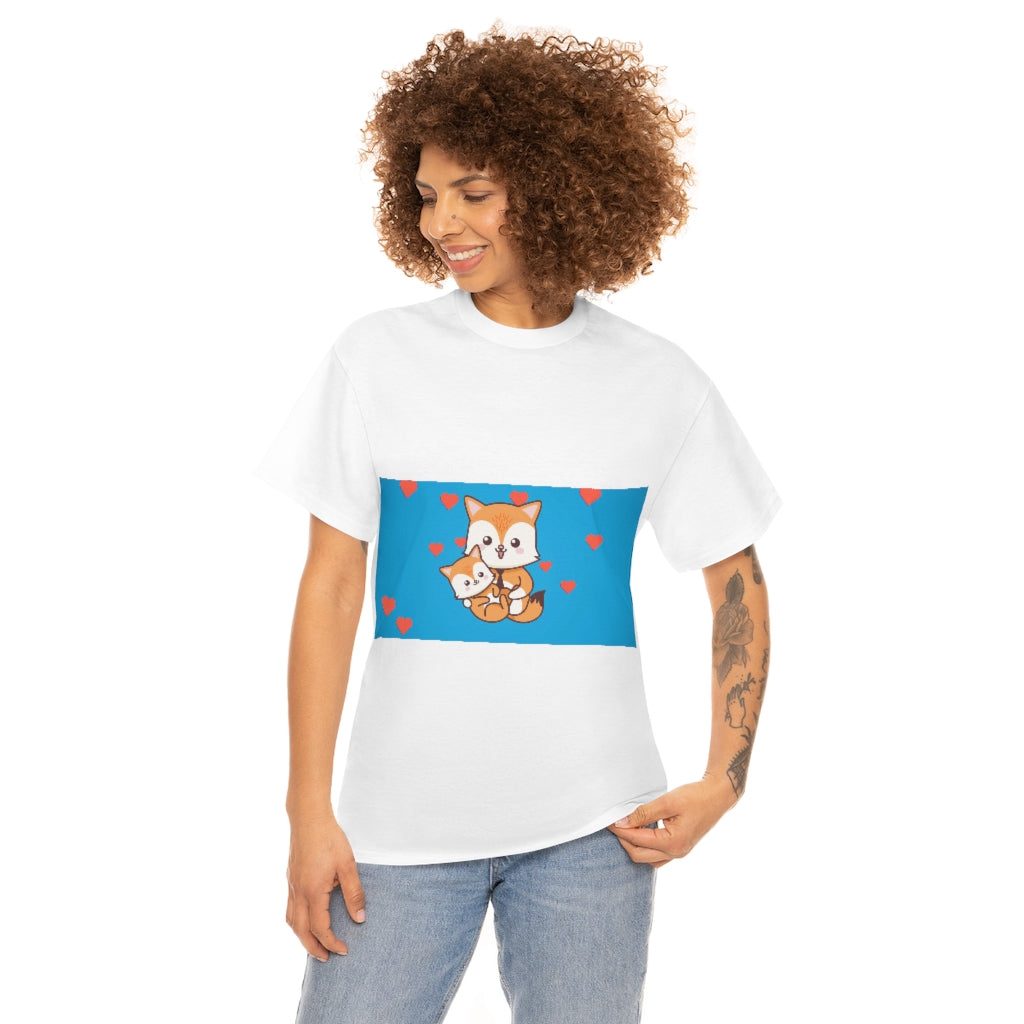 Fox Family Unisex Heavy Cotton Tee