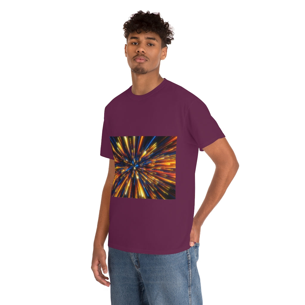 Abstract Space Unisex Heavy Cotton Tee