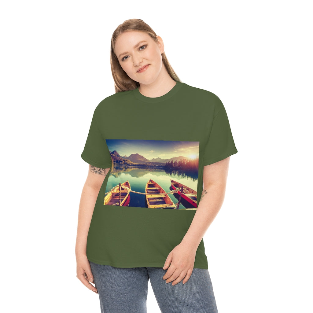 Mountain Lake Unisex Heavy Cotton Tee