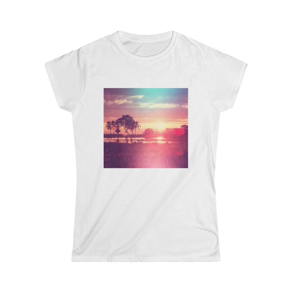 Summer Sunset Women's Softstyle Tee