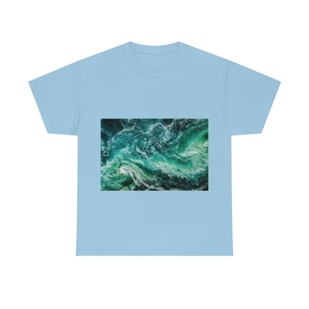 Waves Of Water Unisex Heavy Cotton Tee