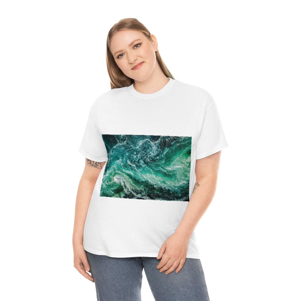 Waves Of Water Unisex Heavy Cotton Tee