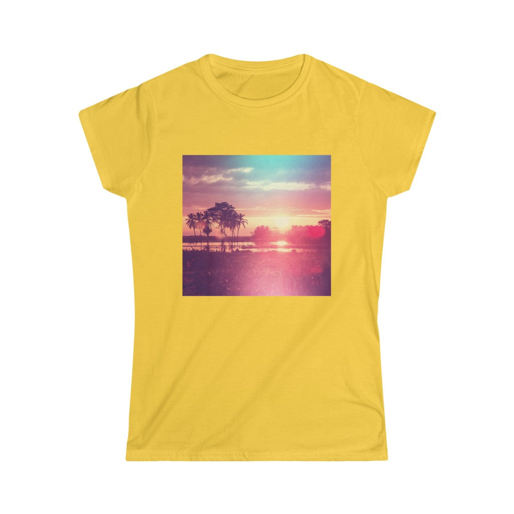 Summer Sunset Women's Softstyle Tee