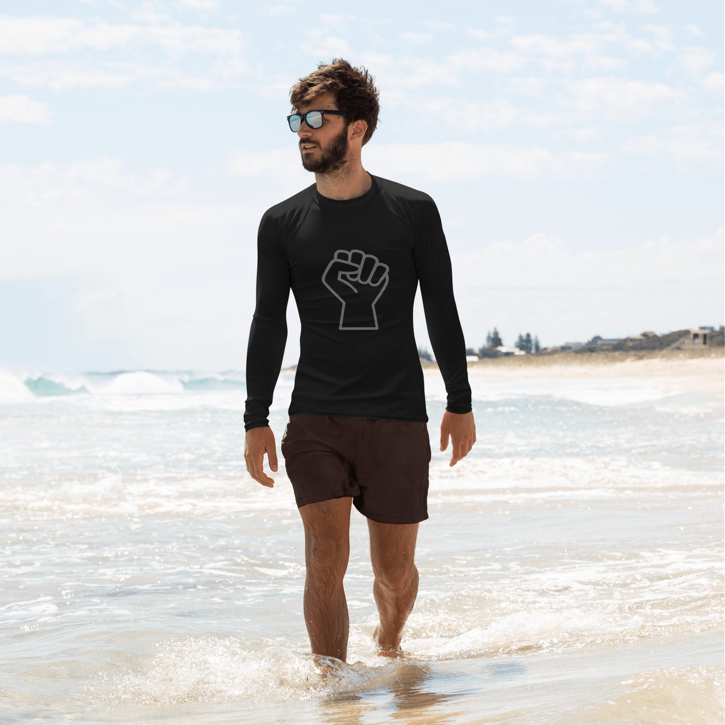 Fist Pump Men's Rash Guard