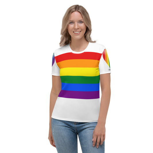 Gay Pride Wear Your heart on your sleeve Women's T-shirt