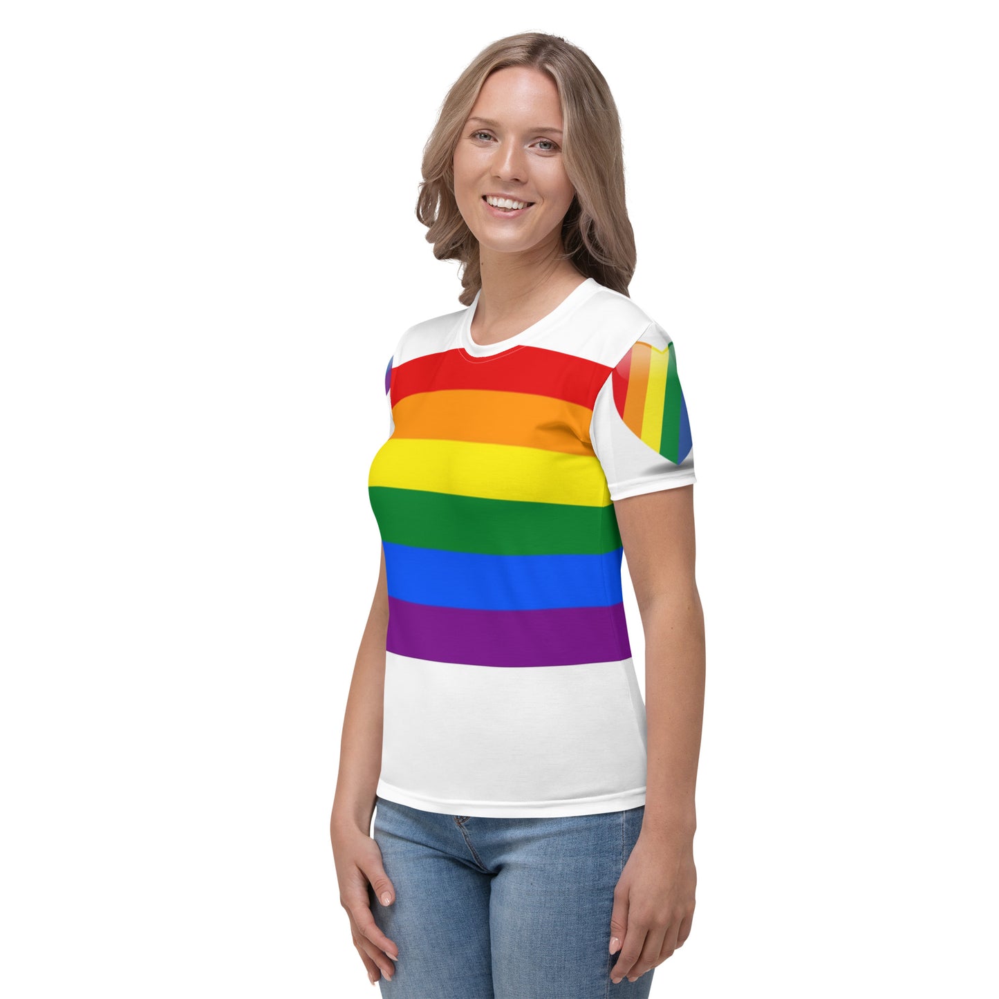 Gay Pride Wear Your heart on your sleeve Women's T-shirt