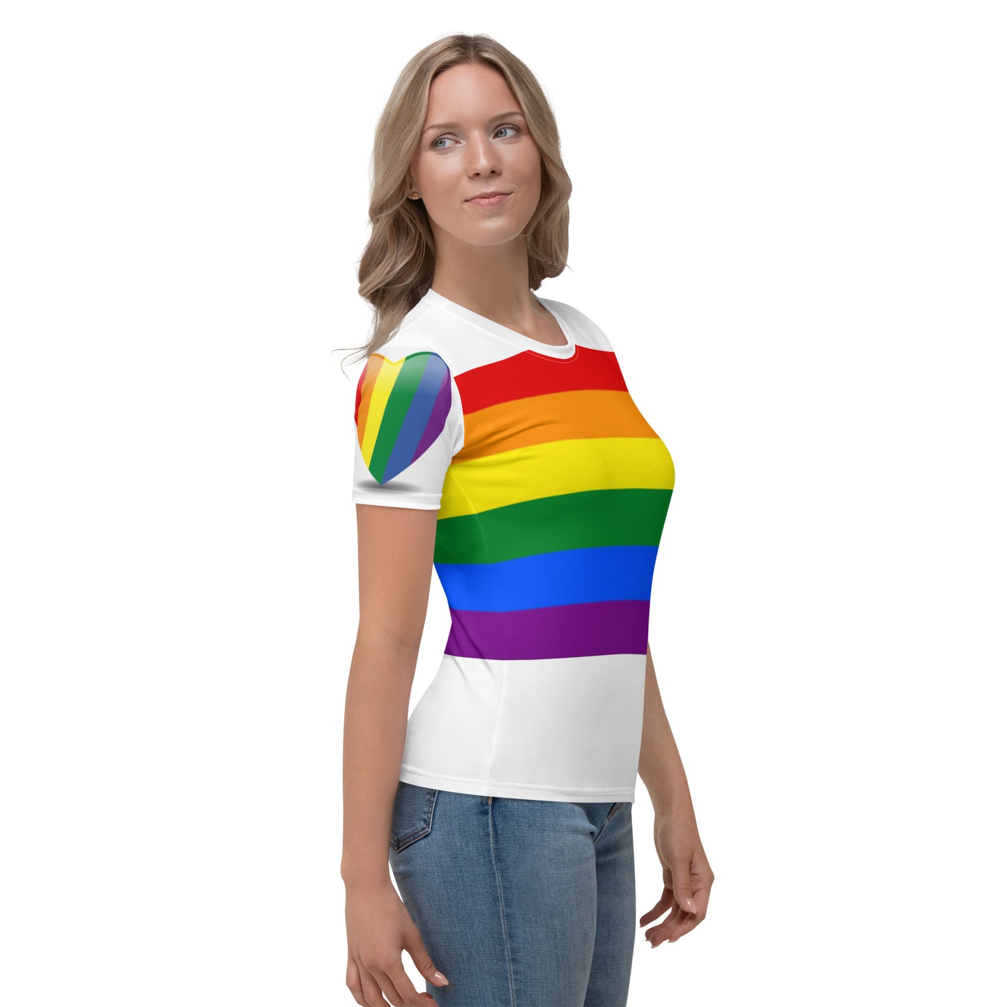 Gay Pride Wear Your heart on your sleeve Women's T-shirt