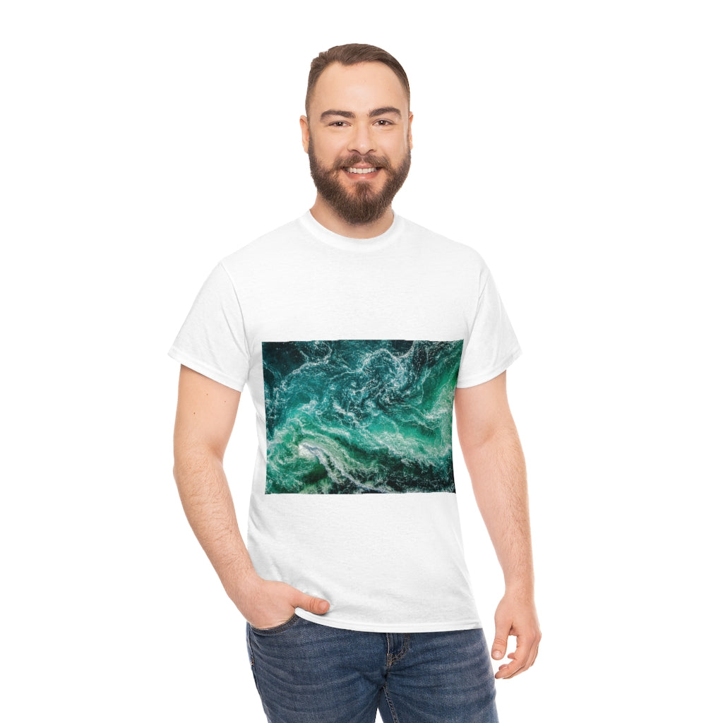 Waves Of Water Unisex Heavy Cotton Tee