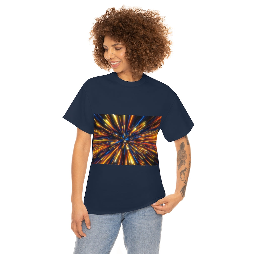 Abstract Space Unisex Heavy Cotton Tee