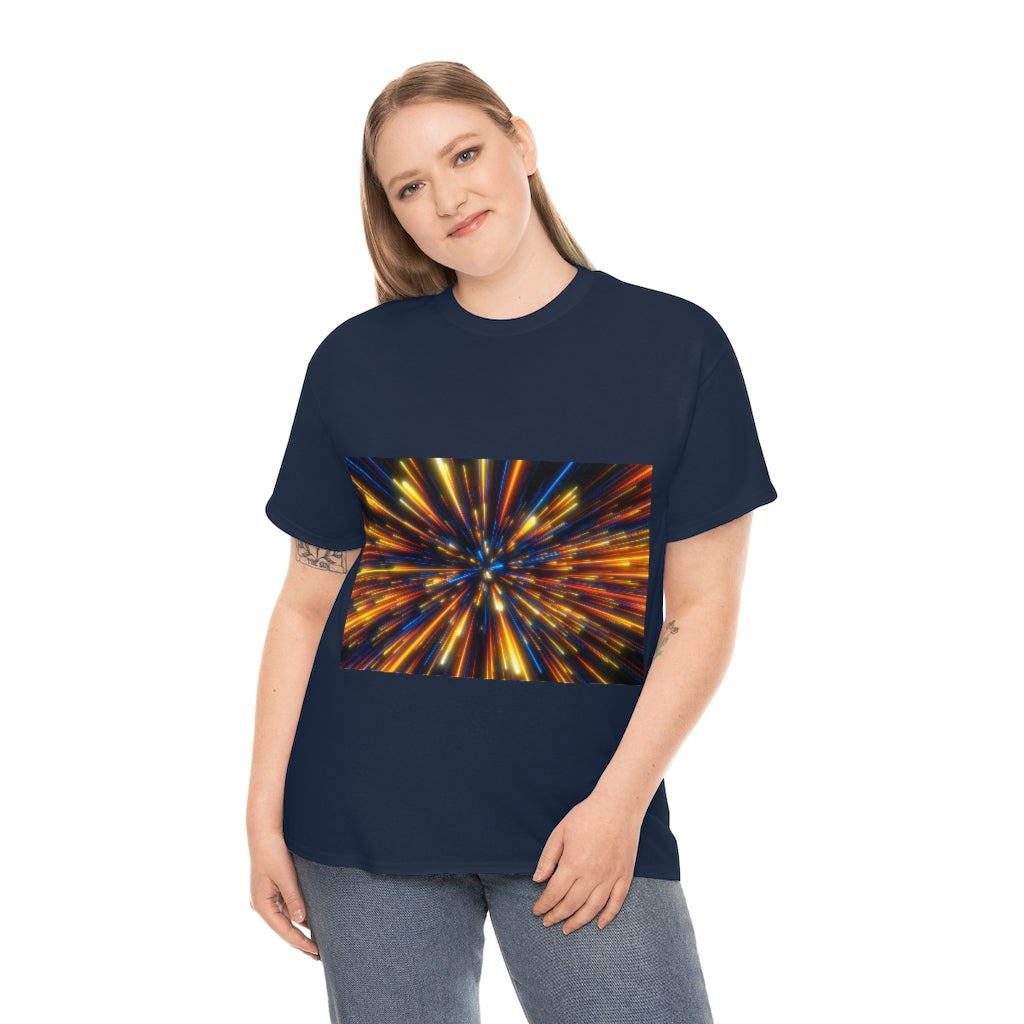 Abstract Space Unisex Heavy Cotton Tee