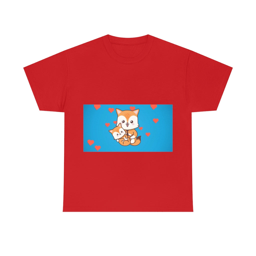 Fox Family Unisex Heavy Cotton Tee