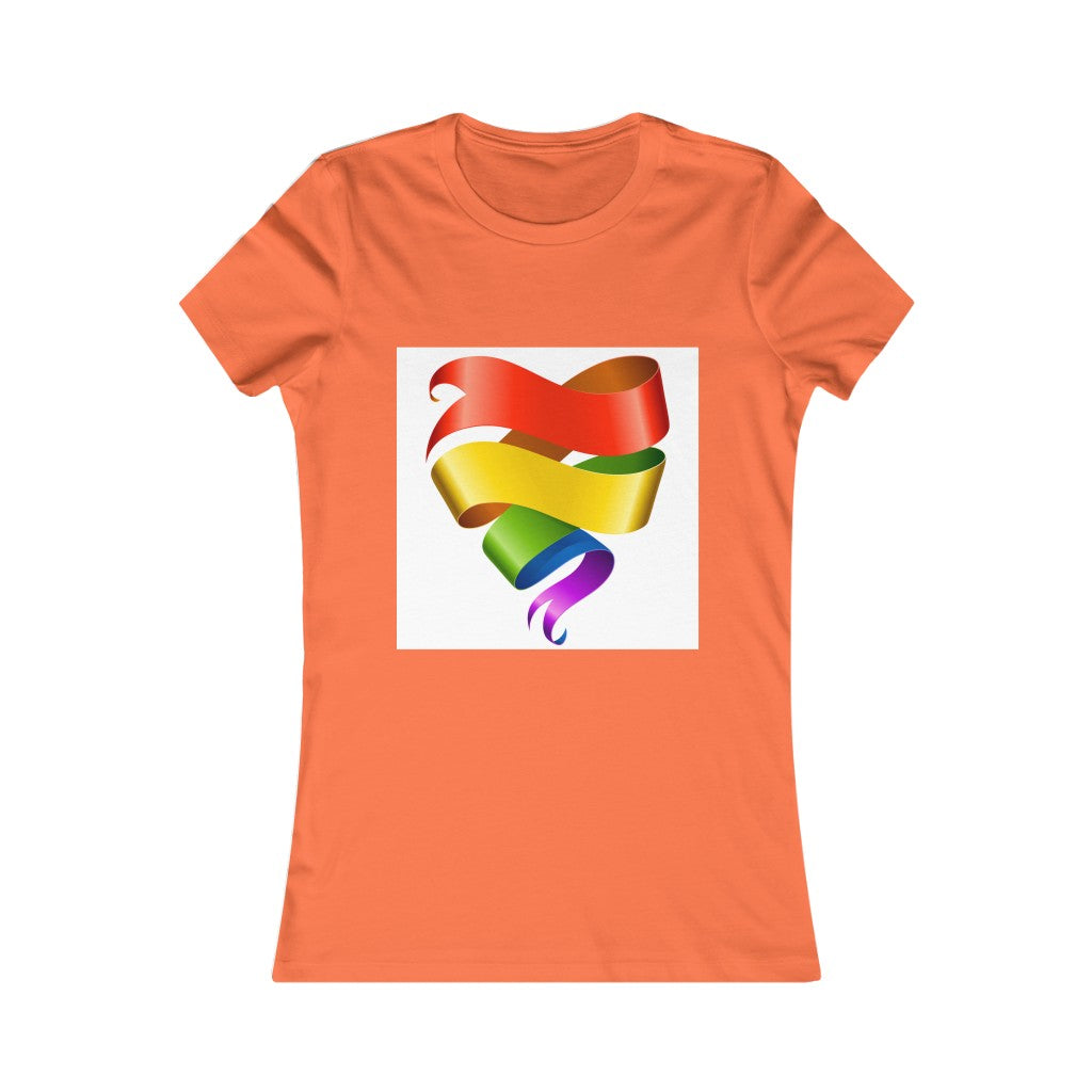 Rainbow Ribbon Women's Favorite Tee