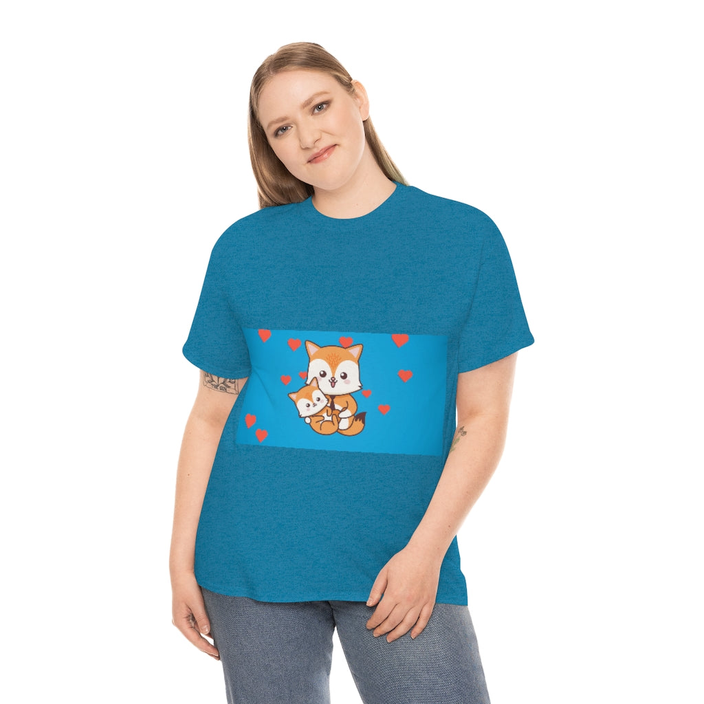 Fox Family Unisex Heavy Cotton Tee