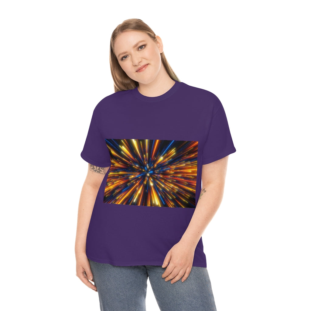 Abstract Space Unisex Heavy Cotton Tee