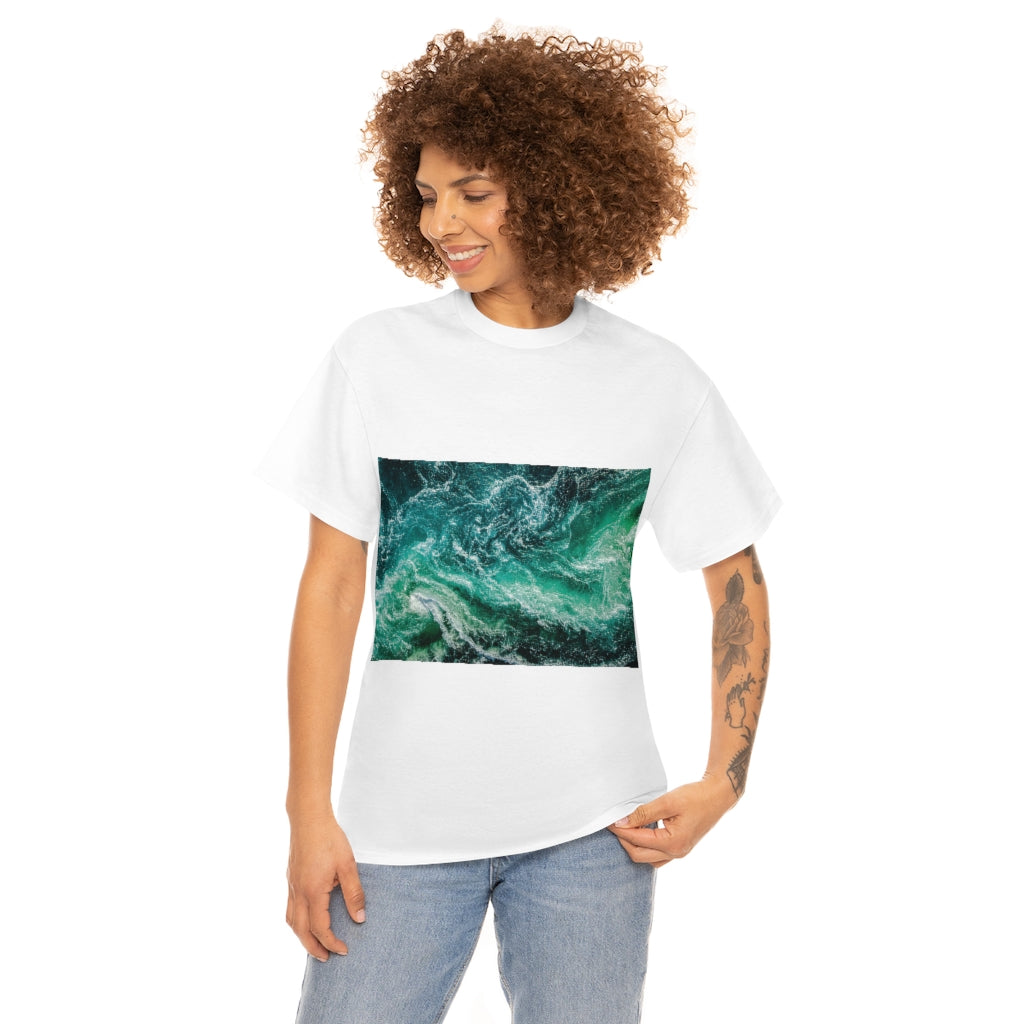 Waves Of Water Unisex Heavy Cotton Tee