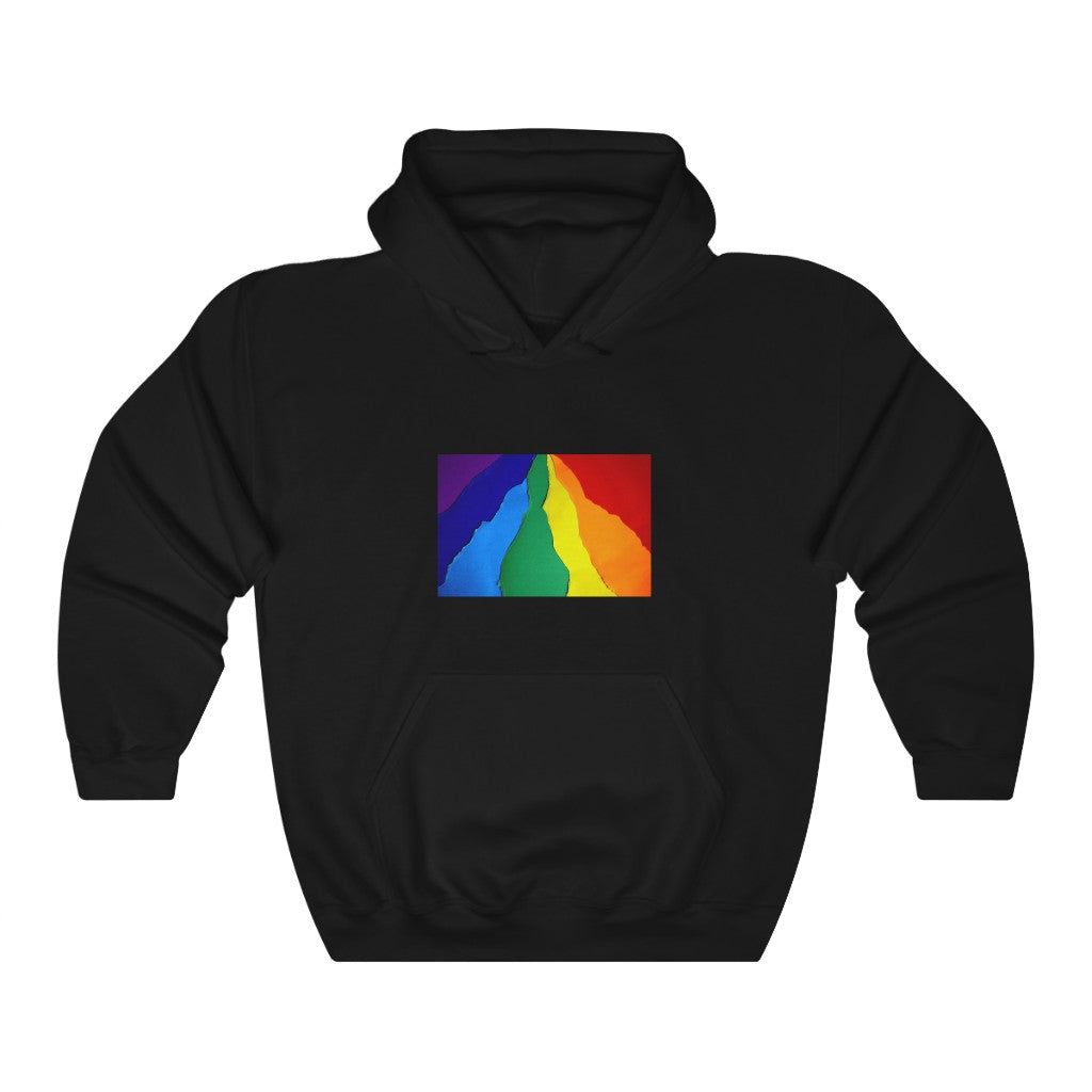 Rainbow Paper unisex hoodie