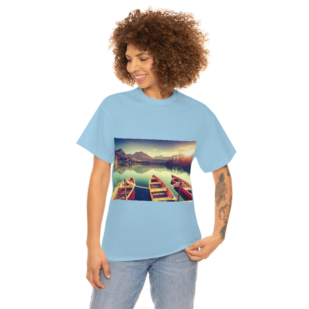 Mountain Lake Unisex Heavy Cotton Tee